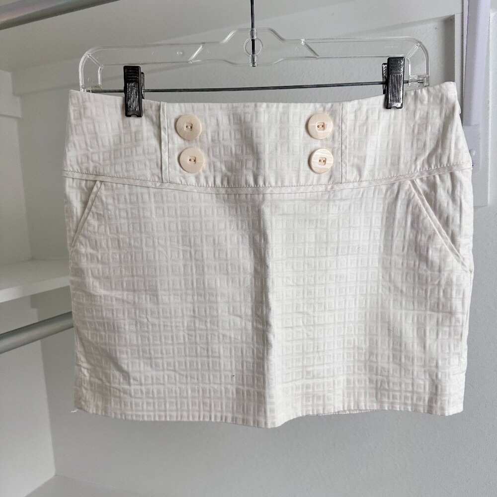 Vintage White Mini Skirt